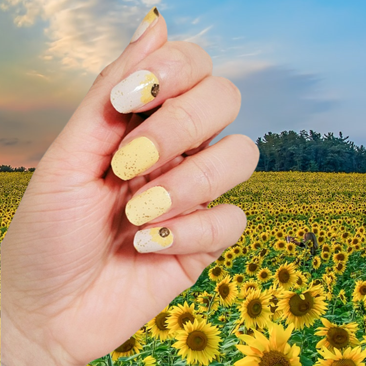 Sunflower Day – The Real Gel Nails